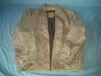 Jaqueta de couro legítimo