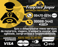 FRANCISCO JUNIOR-SERVIÇO DE MOTORISTA EM TERESINA-PIAUÍ