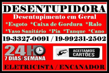 Desentupidora 19-992312502 no Jardim Guanabara em Campinas