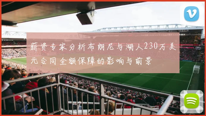 薪资专家分析布朗尼与湖人230万美元合同全额保障的影响与前景