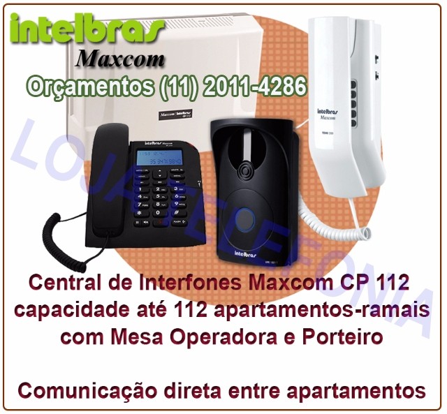 Conserto de Interfones para Condomínios e Residencias - Maxcom - Intelbras
