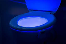 Luz LED 8 cores - Sensor automático para vaso sanitário