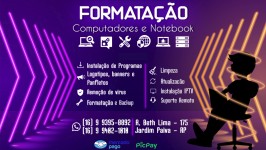Formatação de Computadores e Notebooks