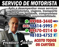 FRANCISCO JUNIOR-SERVIÇO DE MOTORISTA EM TERESINA-PIAUÍ