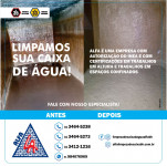 Limpeza de caixas de água na região de Belo Horizonte
