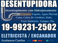 Desentupidora 19-992312502 no Jardim das Oliveiras em Campinas, Desentupimento de Esgoto