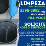 Limpeza de Caixa de Gordura em Campinas e Região (19) 98611-1250
