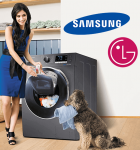 Assistência para lavadora de roupas das marcas LG e Samsung