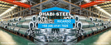 Bobina Galvalume 0,40mm x 1200mm com Dhabi Steel