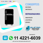 Reparos refrigerador - Vila Maria